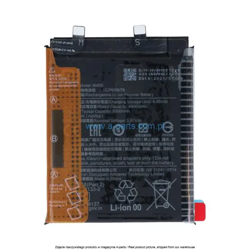 BATERIA BM55 XIAOMI MI 11 ULTRA - 460200005S1G ( ORYGINALNA )
