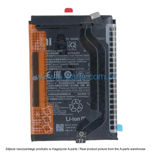 BATERIA XIAOMI POCO X3 GT 46020000701G (ORYGINALNA)