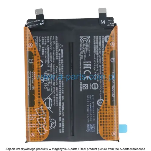 BATERIA BM58 XIAOMI MI 11T PRO 460200008M1G (ORYGINALNA)