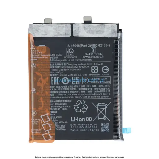 BATERIA BM59 XIAOMI MI 11T - 460200008P1G ( ORYGINALNA )