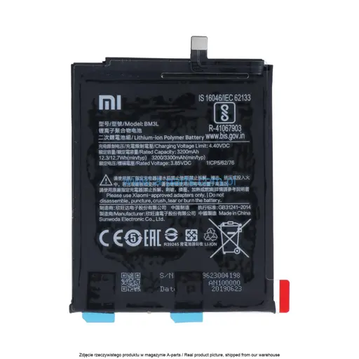 BATERIA BM3L XIAOMI MI 9 - 46BM3LA02093 ( ORYGINALNA )