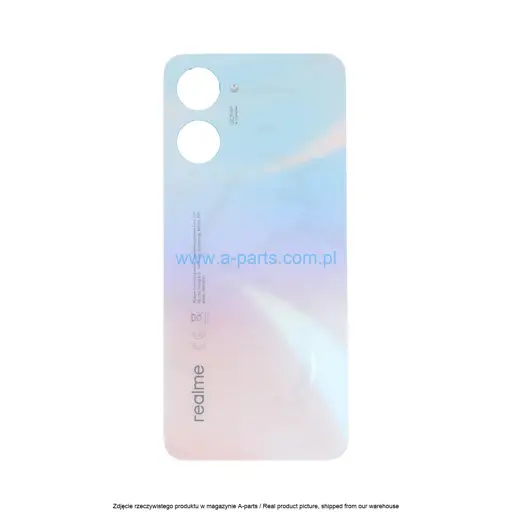 KLAPKA BATERII REALME 10 RMX3630 - BIAŁA - 4712576 ( ORYGINALNA )