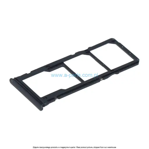 SZUFLADKA TACKA KARTY SIM XIAOMI REDMI 7 - CZARNA - 481086000050 ( ORYGINALNA )