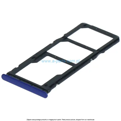 SZUFLADKA TACKA KARTY SIM XIAOMI REDMI 7 - NIEBIESKA - 481087400050 ( ORYGINALNA )