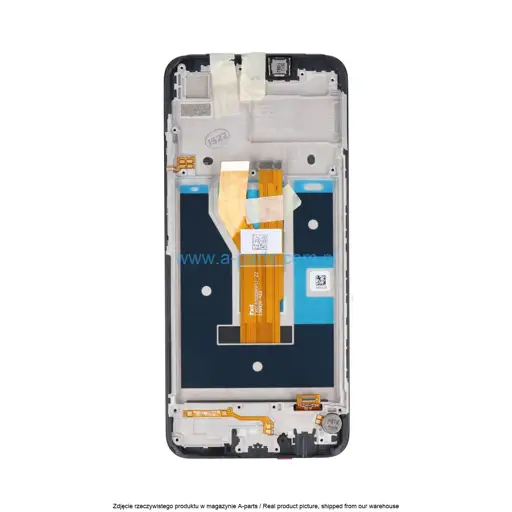 WYŚWIETLACZ LCD + EKRAN DOTYKOWY REALME C21 RMX3201 - 4906056 ( ORYGINALNY )