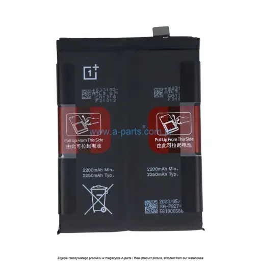 BATERIA BLP827 ONEPLUS 9 PRO - 1031100037 | 4906551 (ORYGINALNA)