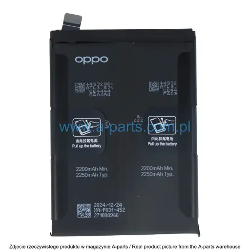 ORYGINALNA BATERIA BLP831 OPPO FIND X3 PRO - 4906606 | BLP831