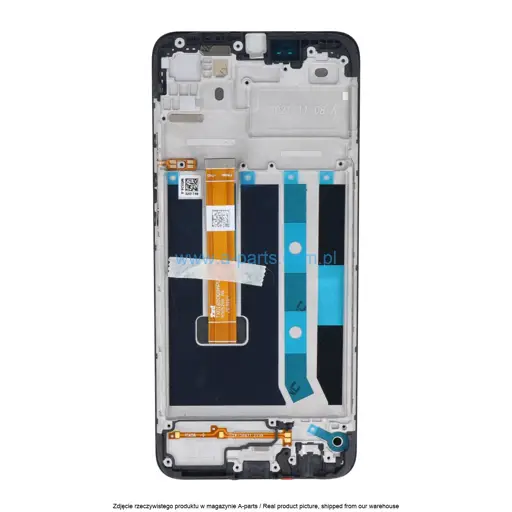 WYŚWIETLACZ LCD + EKRAN DOTYKOWY OPPO A15 CPH2185 A15S CPH2179 - CZARNY - 4905630 | 4907272 (ORYGINALNY SERVICE PACK)