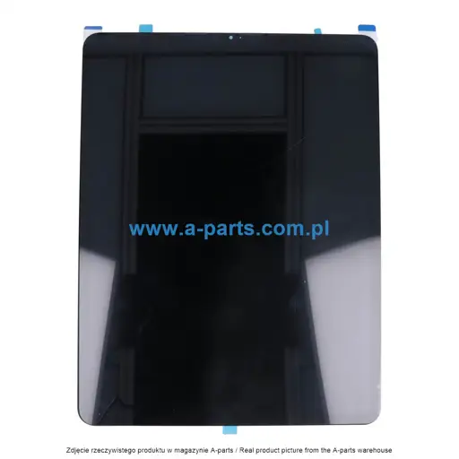 WYŚWIETLACZ LCD + EKRAN DOTYKOWY DO IPAD PRO 12.9" GEN3 / GEN4 (2018 / 2020) A1876 / A1895 / A2014 / A1983 / A2069 / A2229 / A2232 / A2233 ODNOWIONY (REFURBISHED) FOG CZARNY