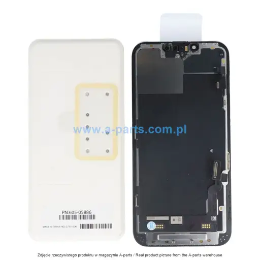 WYŚWIETLACZ LCD + EKRAN DOTYKOWY DO IPHONE 13 + TAŚMA FLEX SENSORÓW Z DEMONTAŻU