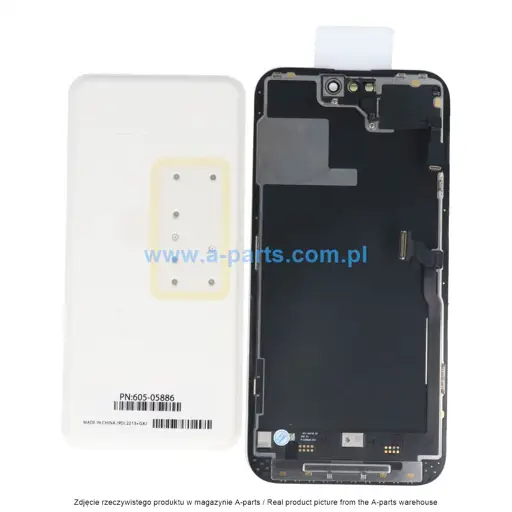 WYŚWIETLACZ LCD + EKRAN DOTYKOWY DO IPHONE 14 PRO MAX + TAŚMA FLEX SENSORÓW Z DEMONTAŻU
