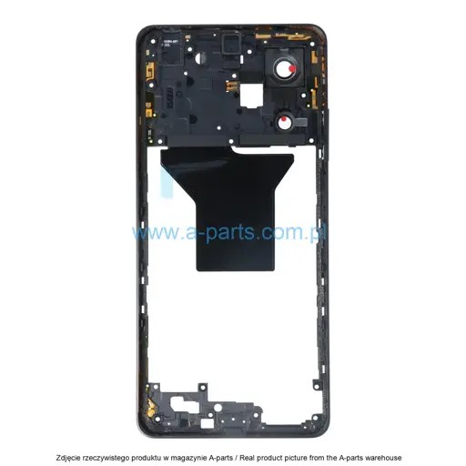 RAMKA KORPUS XIAOMI REDMI NOTE 12 PRO 5G - CZARNA - 5600260M1600 ( ORYGINALNA )