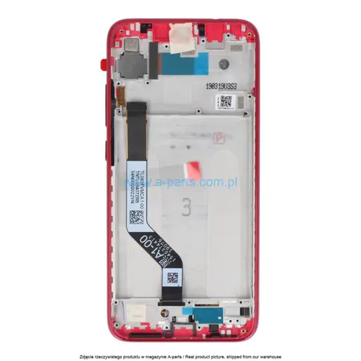 WYŚWIETLACZ LCD + EKRAN DOTYKOWY XIAOMI REDMI NOTE 7 CZERWONY 5609100030C7 (ORYGINALNY)