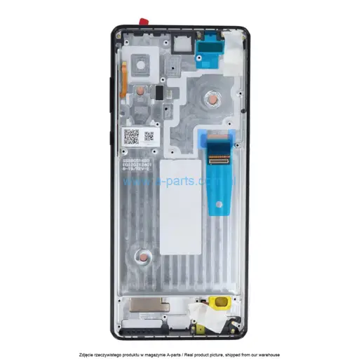 WYŚWIETLACZ LCD + EKRAN DOTYKOWY MOTOROLA MOTO EDGE PLUS XT2061 - CZARNY - 5D68C16473 | 5D68C16613 (ORYGINALNY SERVICE PACK)