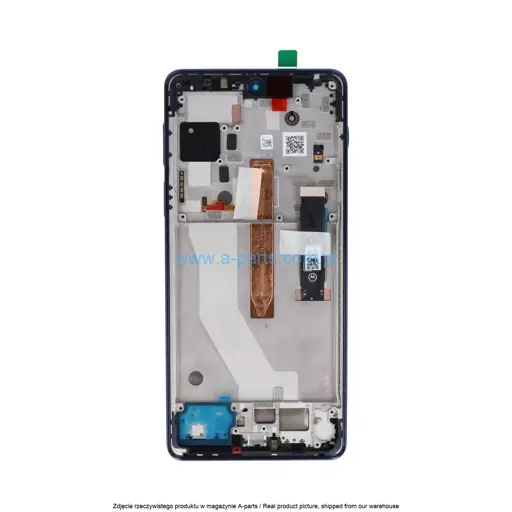 WYŚWIETLACZ LCD + EKRAN DOTYKOWY MOTOROLA EDGE 20 PRO XT2153 - BLUE LEATHER - 5D68C19377 ( ORYGINALNY )