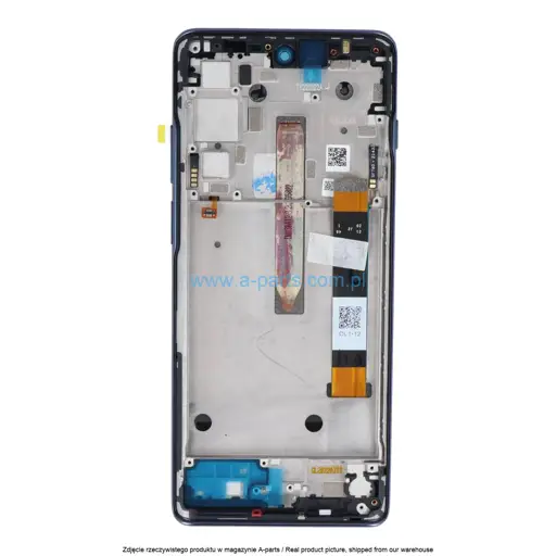 WYŚWIETLACZ LCD + EKRAN DOTYKOWY MOTOROLA MOTO G200 5G XT2175 - NIEBIESKI - 5D68C20078 | 5D68C20181 (ORYGINALNY SERVICE PACK)