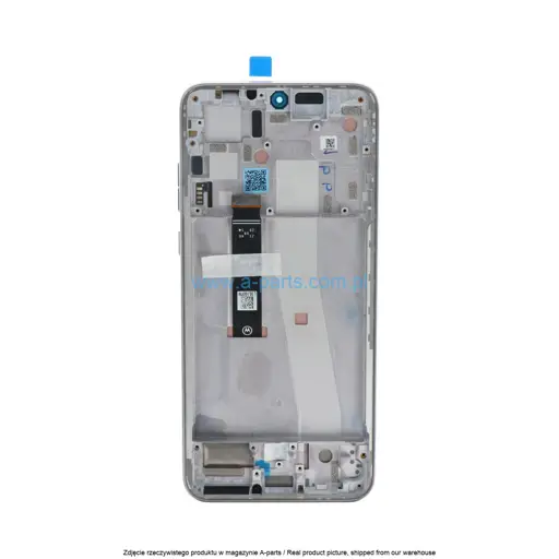 WYŚWIETLACZ LCD + EKRAN DOTYKOWY MOTOROLA EDGE 30 NEO XT2245 - SREBRNY - 5D68C21404 ( ORYGINALNY )