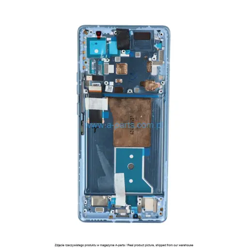 WYŚWIETLACZ LCD + EKRAN DOTYKOWY MOTOROLA EDGE 40 PRO XT2301 - NIEBIESKI - 5D68C21987 | 5D68C22011 (ORYGINALNY SERVICE PACK)
