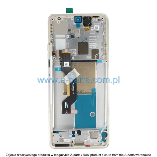 WYŚWIETLACZ LCD + EKRAN DOTYKOWY MOTOROLA MOTO EDGE 50 PRO XT2403 5D68C24324 PERŁOWY MOONLIGHT PEARL (ORYGINALNY)