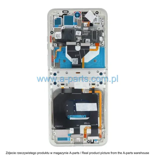 WYŚWIETLACZ LCD + EKRAN DOTYKOWY MOTOROLA MOTO RAZR 60 XT2553 SZARY / GREY 5D68C29967 (ORYGINAŁ)