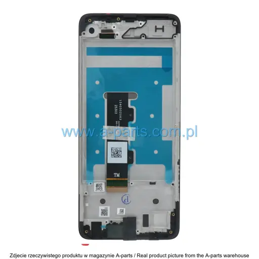 WYŚWIETLACZ LCD + EKRAN DOTYKOWY MOTOROLA MOTO G06 POWER XT2535 CZARNY / BLACK 5D68C31392 (ORYGINAŁ)