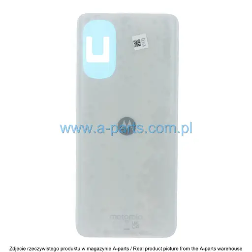 KLAPKA BATERII MOTOROLA MOTO G72 XT2255 - BIAŁA - 5S58C20879 ( ORYGINALNA )