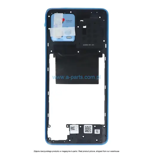 KORPUS RAMKA MOTOROLA MOTO G72 XT2255 - NIEBIESKI - 5S58C21708 ( ORYGINALNY )