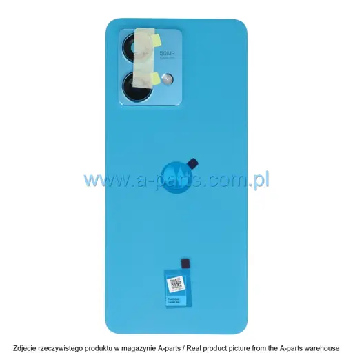KLAPKA BATERII MOTOROLA MOTO EDGE 40 NEO XT2307 - CANEEL BAY (NIEBIESKA) - 5S58C23170 ( ORYGINALNA )