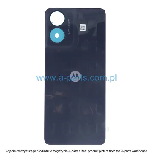 KLAPKA BATERII MOTOROLA MOTO G04 XT2421 - CZARNA - 5S58C23910 ( ORYGINALNA )