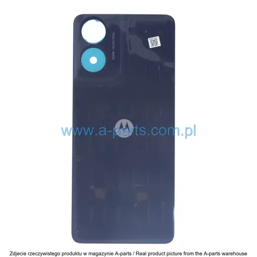 KLAPKA BATERII MOTOROLA MOTO G04S - CZARNA - 5S58C24267 ( ORYGINALNA )