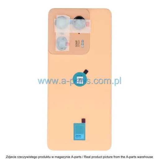 KLAPKA BATERII MOTOROLA MOTO EDGE 50 ULTRA XT2401 - POMARAŃCZOWA - 5S58C24473 ( ORYGINALNA )
