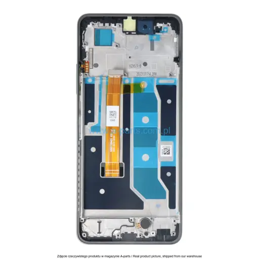 WYŚWIETLACZ LCD + EKRAN DOTYKOWY REALME C67 4G RMX3890 - CZARNY - 621029000120 ( ORYGINALNY )