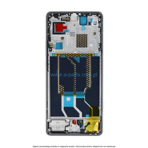 WYŚWIETLACZ LCD + EKRAN DOTYKOWY REALME GT 6 RMX3851 - SREBRNY - 621029000200 ( ORYGINALNY )