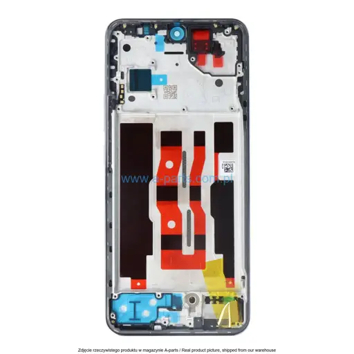 WYŚWIETLACZ LCD + EKRAN DOTYKOWY OPPO RENO12 5G CPH2625 - SREBRNY - 621029000232 ( ORYGINALNY )