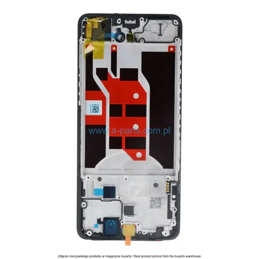 WYŚWIETLACZ LCD + EKRAN DOTYKOWY OPPO RENO12 F 5G CPH2637 - CZARNY - 621029000258 | 621029000270 (ORYGINALNY SERVICE PACK)