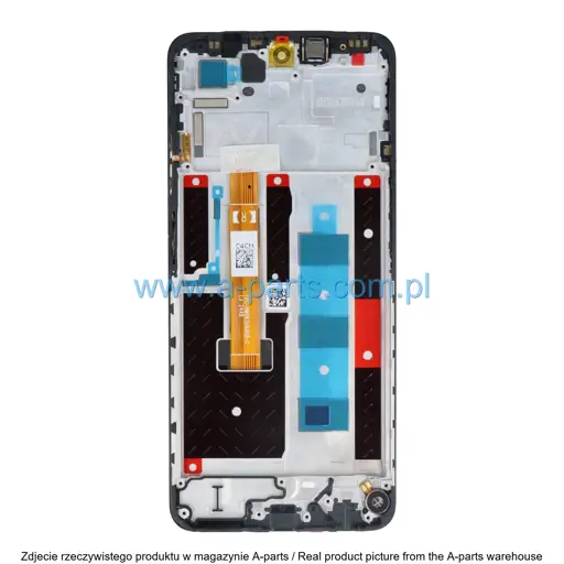 WYŚWIETLACZ LCD + EKRAN DOTYKOWY REALME 14X 621029000456 CZARNY CARBON BLACK (ORYGINALNY)