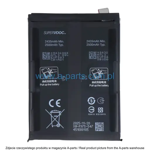 BATERIA REALME 11 PRO+ RMX374 BLP975 5000 MAH 621035000013 (ORYGINAŁ)
