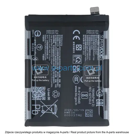 BATERIA REALME GT 6T / GT 6 621035000086 621035000093, 621035000094 (ORYGINALNA)