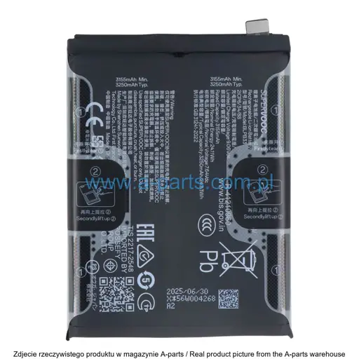 BATERIA REALME GT 7 PRO 621035000181 (ORYGINALNA)