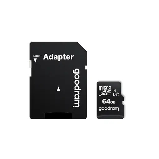 GOODRAM KARTA PAMIĘCI 64GB MICROSDXC KL. 10 UHS-I 30/15 MB/S + ADAPTER