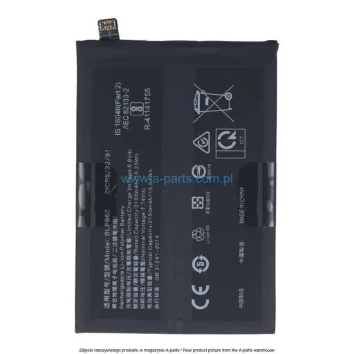 BATERIA OPPO RENO6 BLP863 4300MAH
