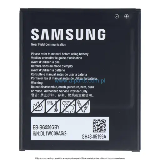 BATERIA SAMSUNG XCOVER 7 5G SM-G556 EB-BG556GBY 4050MAH GH43-05199A (ORYGINALNA)