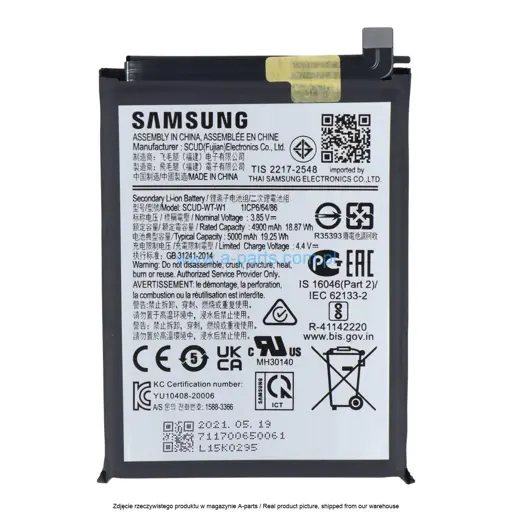 BATERIA SAMSUNG A22 5G SM-A226 EB-BA226ABY 5000MAH GH81-20698A (ORYGINALNA)