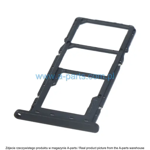 SZUFLADKA TACKA KARTY SIM I KARTY SD SAMSUNG A037 GALAXY A03S CZARNY GH81-21254A (ORYGINAŁ)