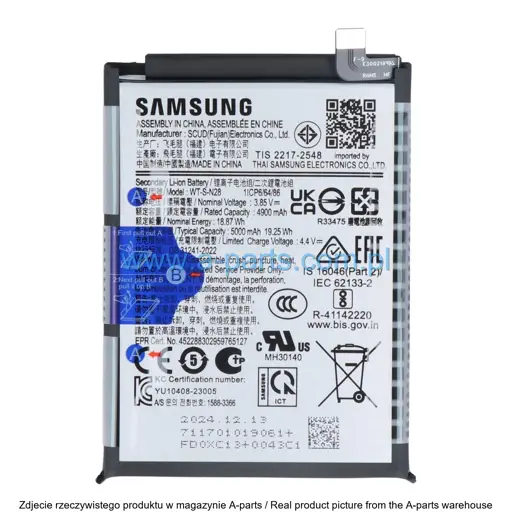 BATERIA SAMSUNG A05 SM-A055 SCUD WT-SN28 5000MAH GH81-24241A (ORYGINALNA)