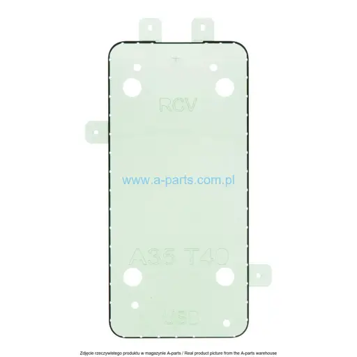 FOLIA KLEJĄCA WYŚWIETLACZA BEZ RAMKI SAMSUNG GALAXY A35 5G SM-A356 GH81-25066A (ORYGINALNA)