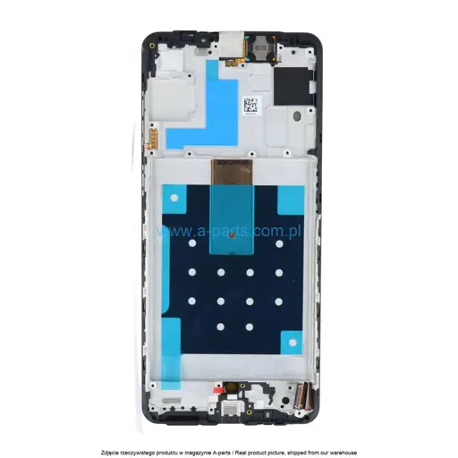 WYŚWIETLACZ LCD + EKRAN DOTYKOWY SAMSUNG M55 5G SM-M556 - CZARNY - GH81-25791A ( ASSEMBLED )