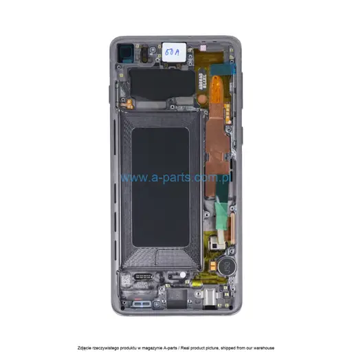 WYŚWIETLACZ LCD + EKRAN DOTYKOWY SAMSUNG S10 SM-G973 - CZARNY - GH82-18835A | GH82-18850A | GH82-18854A | GH82-18860A (ASSEMBLED)
