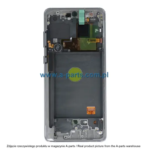 WYŚWIETLACZ LCD + EKRAN DOTYKOWY SAMSUNG N770 GALAXY NOTE10 LITE SREBRNY GH82-22055B | GH82-22192B | GH82-22193B | GH82-22194B (ORYGINALNY)