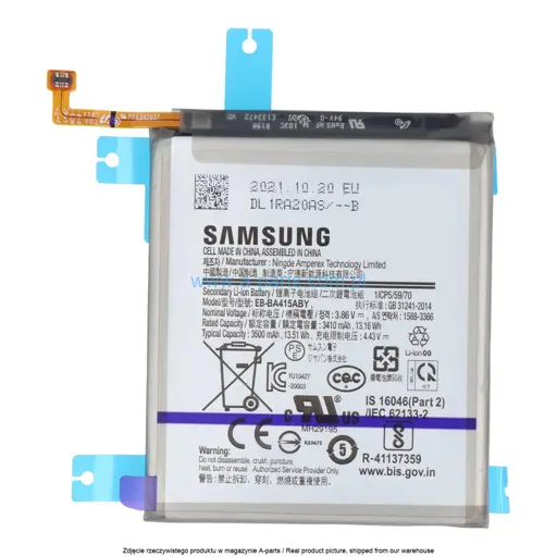 BATERIA SAMSUNG A41 SM-A415 EB-BA415ABY 3500MAH GH82-22861A (ORYGINALNA)